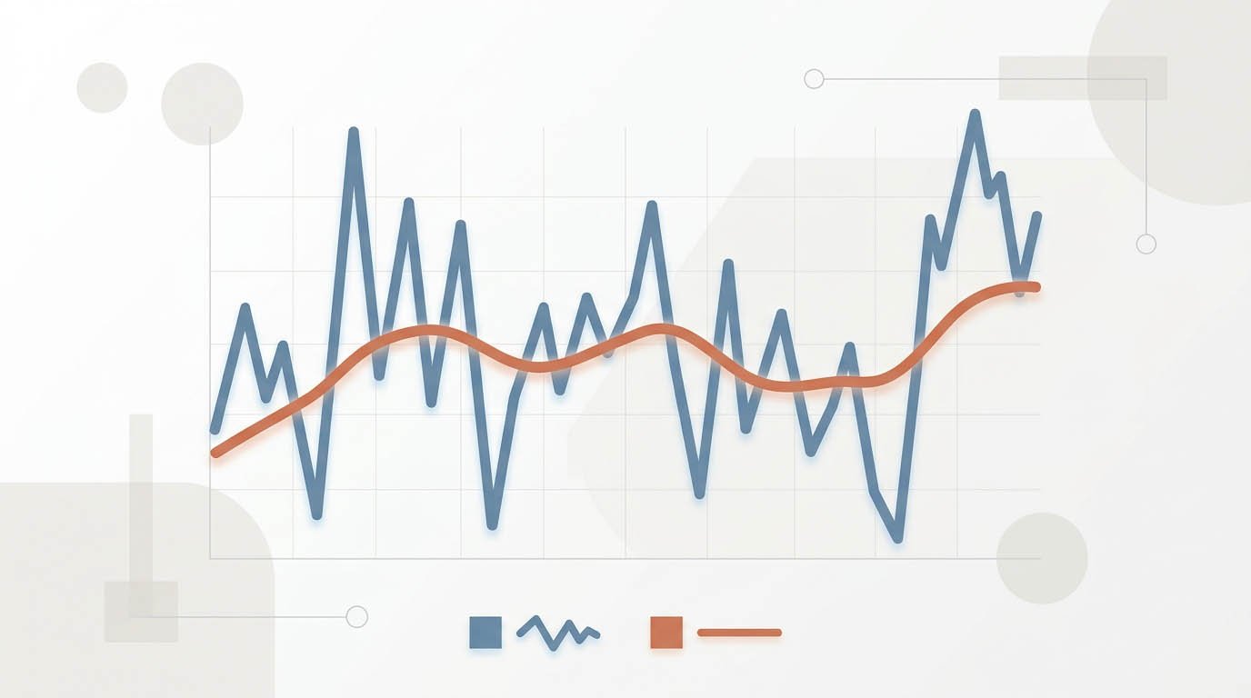 A chart comparing headline and core consumer price index trends