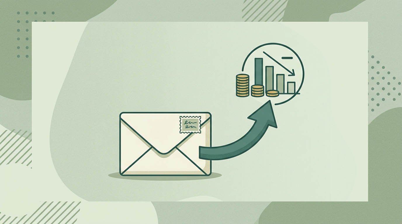 An extra payment envelope marked toward principal, illustrating how amortization works when you pay ahead early