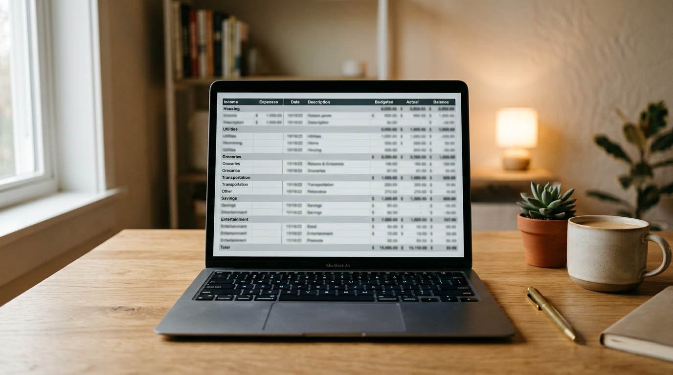A budget spreadsheet with every dollar assigned to a category